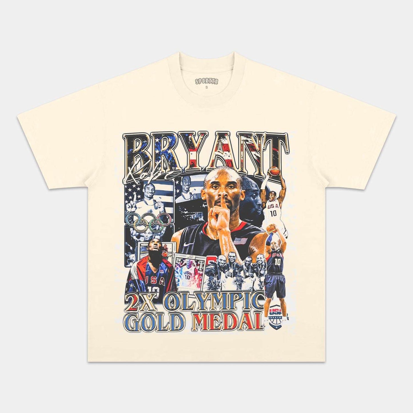 USA TEAM KOBE VINTAGE TEE Style001