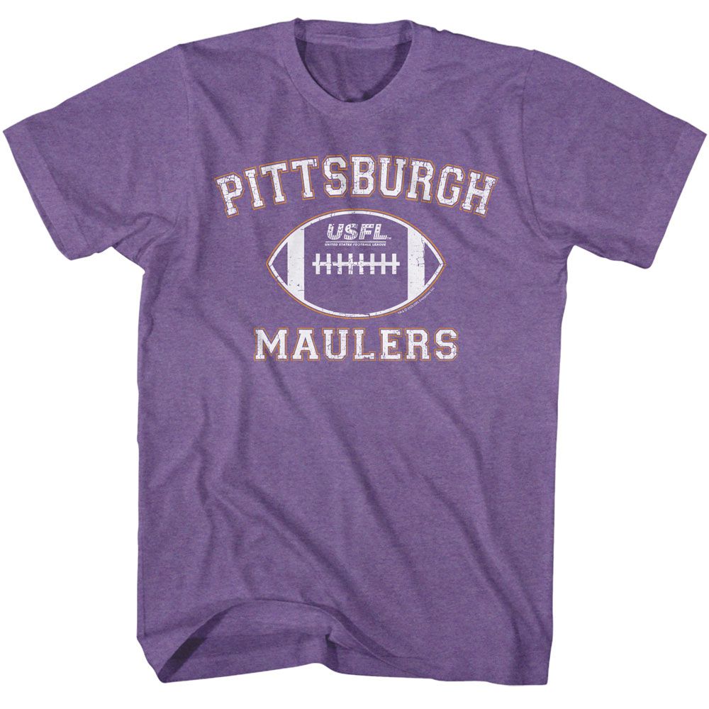 USFL - Rozier - American Classics - Heather Purple Adult Short Sleeve T-Shirt - clothing by TeeHivey.com (Image 1)