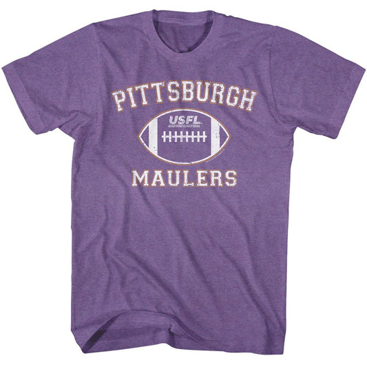 USFL - Rozier - American Classics - Heather Purple Adult Short Sleeve T-Shirt - clothing by TeeHivey.com (Image 1)