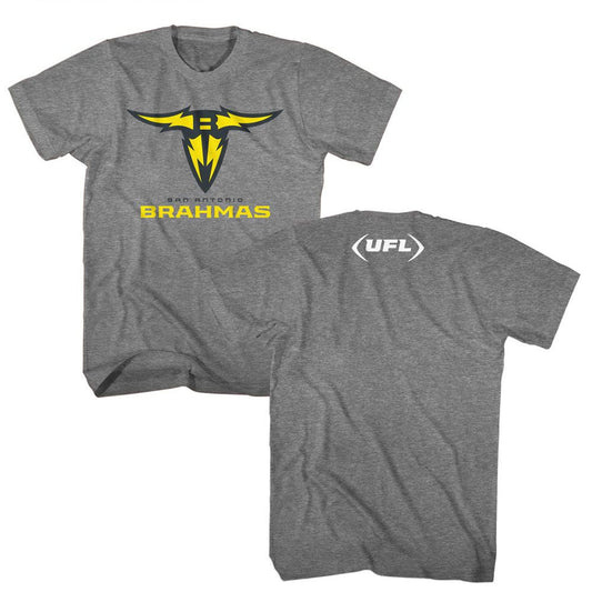 USFL - San Antonio Brahmas - American Classics - Adult Short Sleeve T-Shirt - clothing by TeeHivey.com (Image 1)