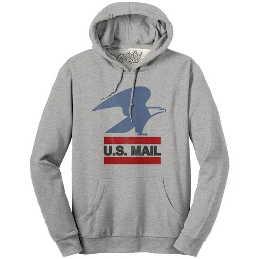 USPS U.S. Mail Eagle Hooded Sweatshirt - Gray