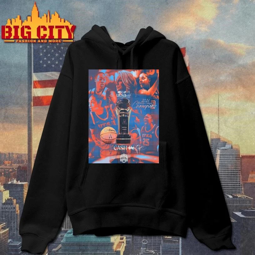 UTSA Roadrunners Women’s Basketball 2026 American Conference Tournament Champions Poster Shirt