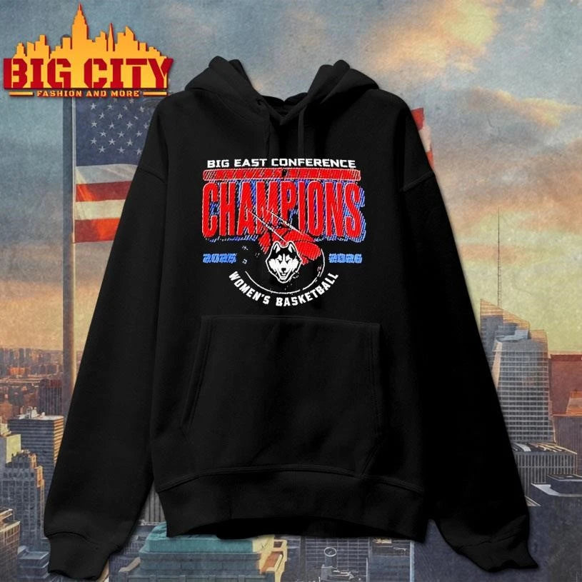 Uconn Huskies 2025-26 Big East Conference Regular Season Champions Classic Shirt