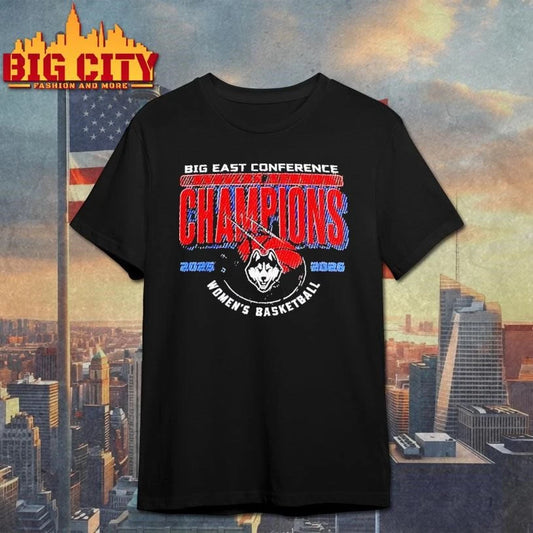 Uconn Huskies 2025-26 Big East Conference Regular Season Champions Classic Shirt