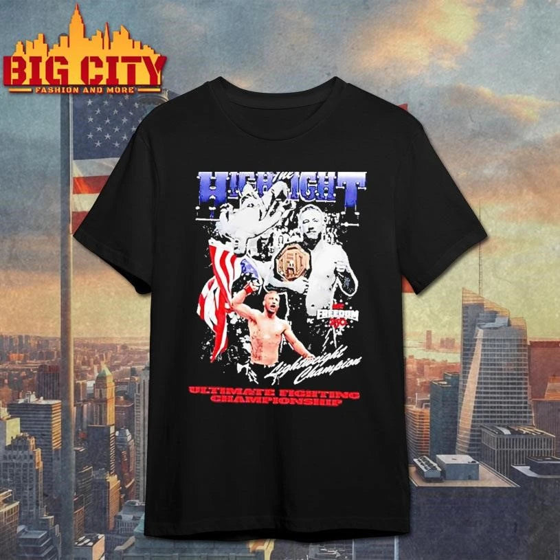 Ufc Justin Gaethje Highlight Freedom 250 Signature Shirt
