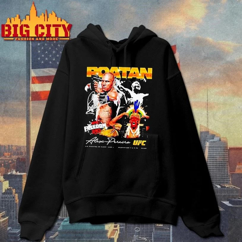 Ufc Poatan Alex Pereira Ufc Freedom 250 Signature Shirt