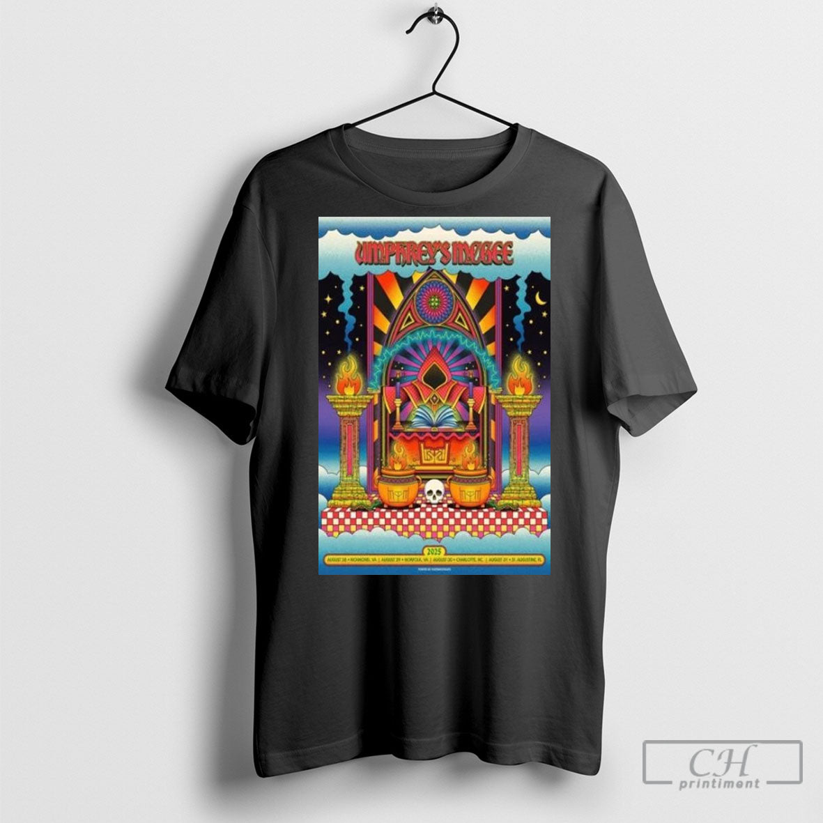 Umphreys Mcgee August 28 29 30 31 2025 Shows Poster T Shirts
