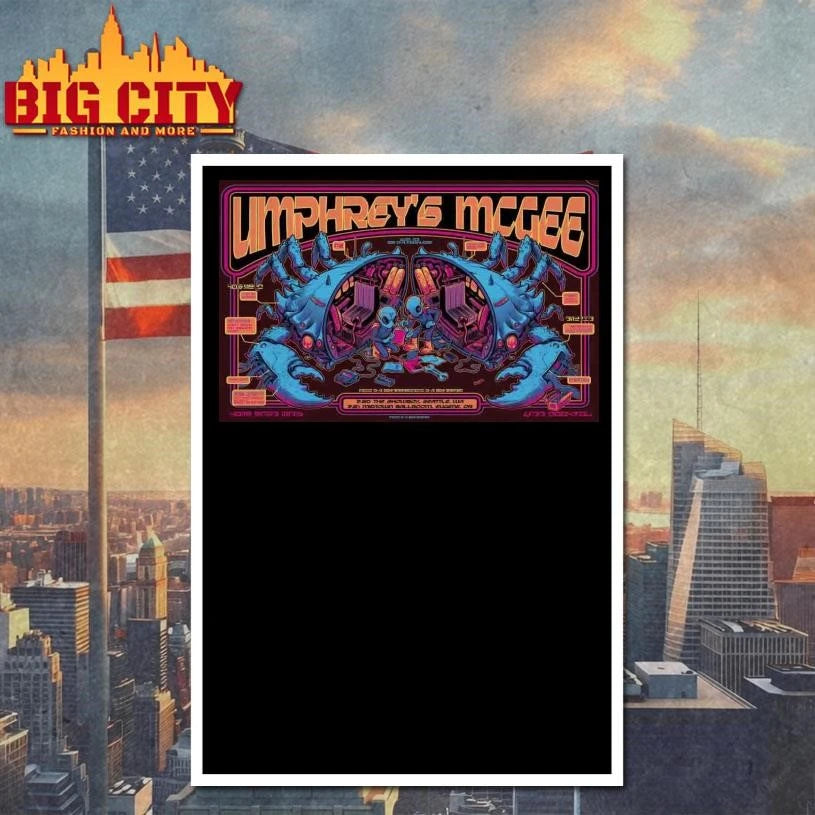 Umphreys McGee Eugene, OR Mar 21 2026 Poster Shirt
