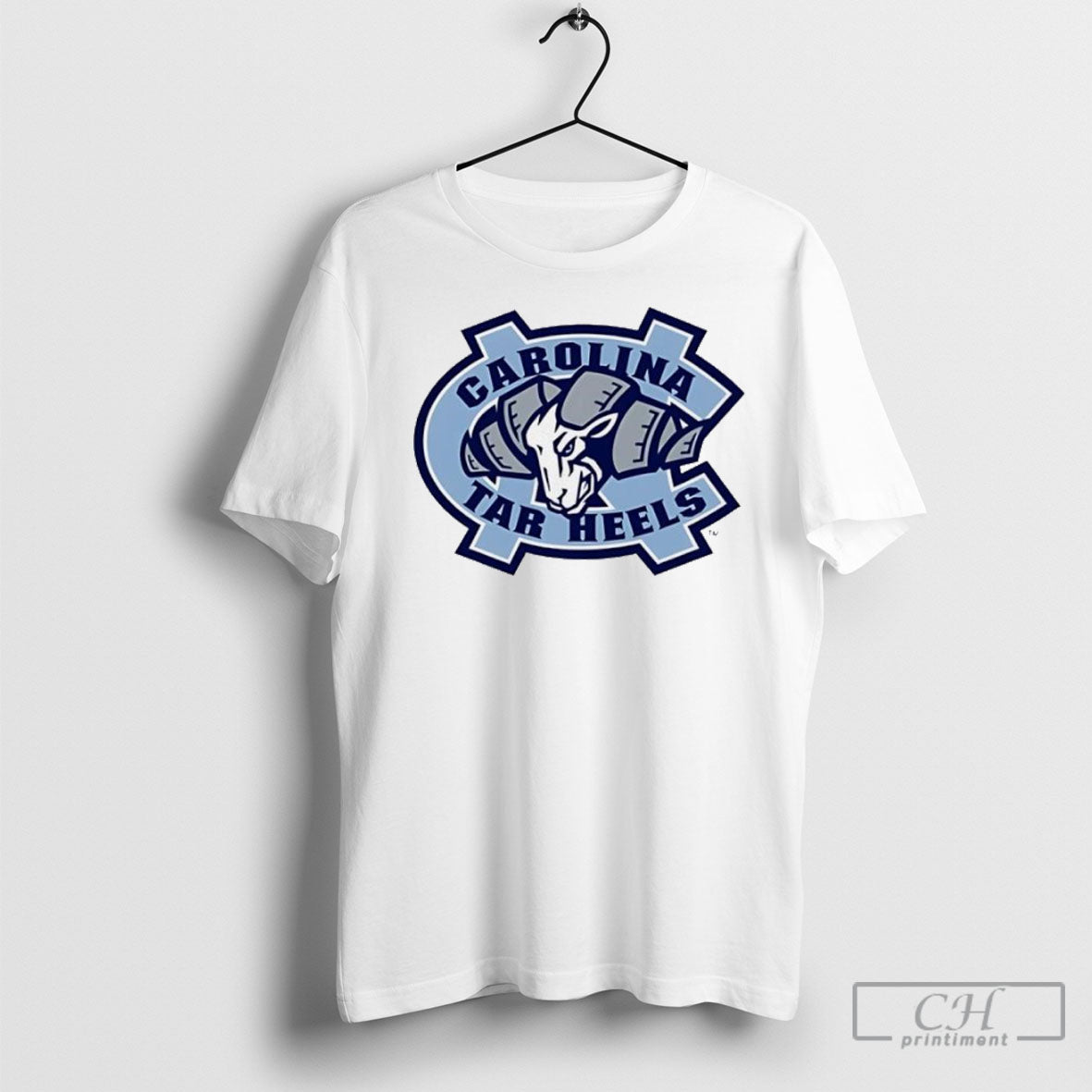 Unc Tar Heels Ram Logo Carolina Blue Rameses Mascot Shirts - clothing by TeeHivey.com