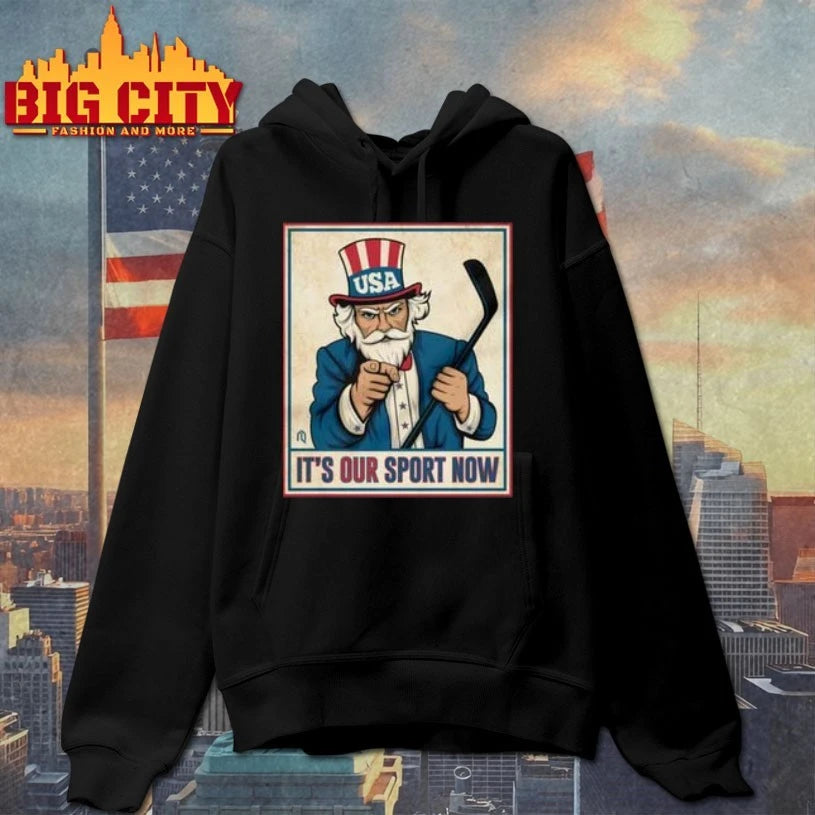 Uncle Sam Hockey it’s our sport now t-shirt