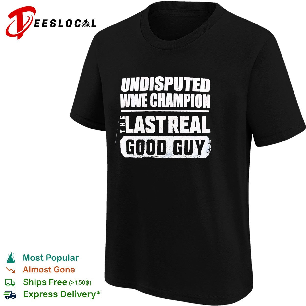 Undisputed champion the last real good guy retro shirt
