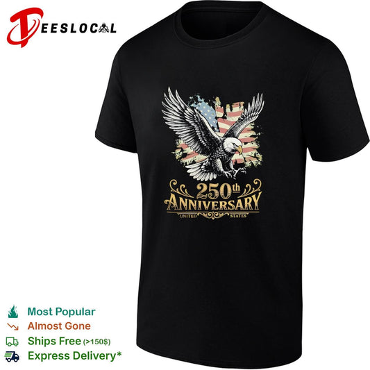 United States bald eagle 250th anniversary shirt