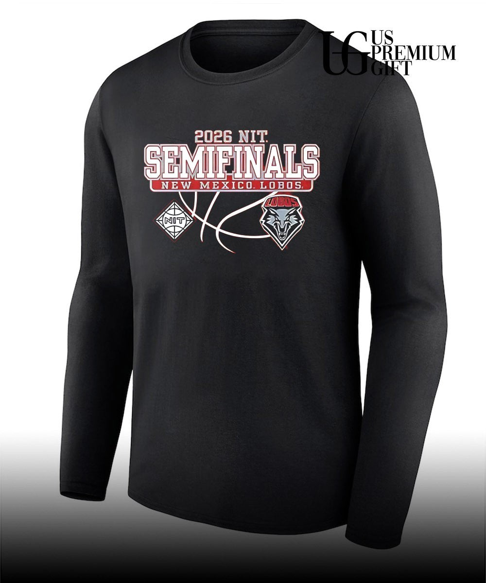 University of New Mexico Lobos Men’s Basketball 2026 NIT Semifinals shirt