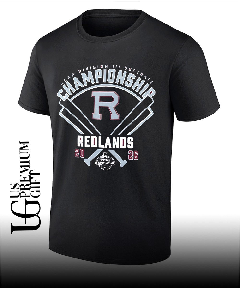 University of Redlands NCAA Division III Softball Championship 2026 shirt