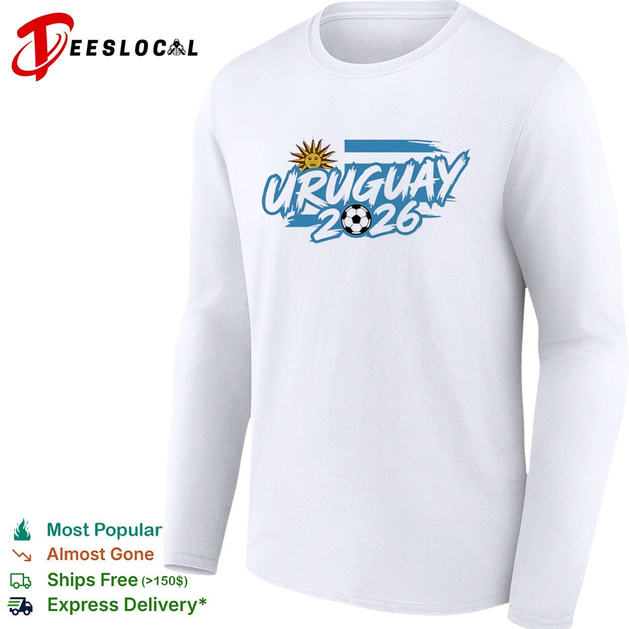 Uruguay 2026 Soccer World Cup Football Sport Event Team Nation Enthusiast Fan shirt