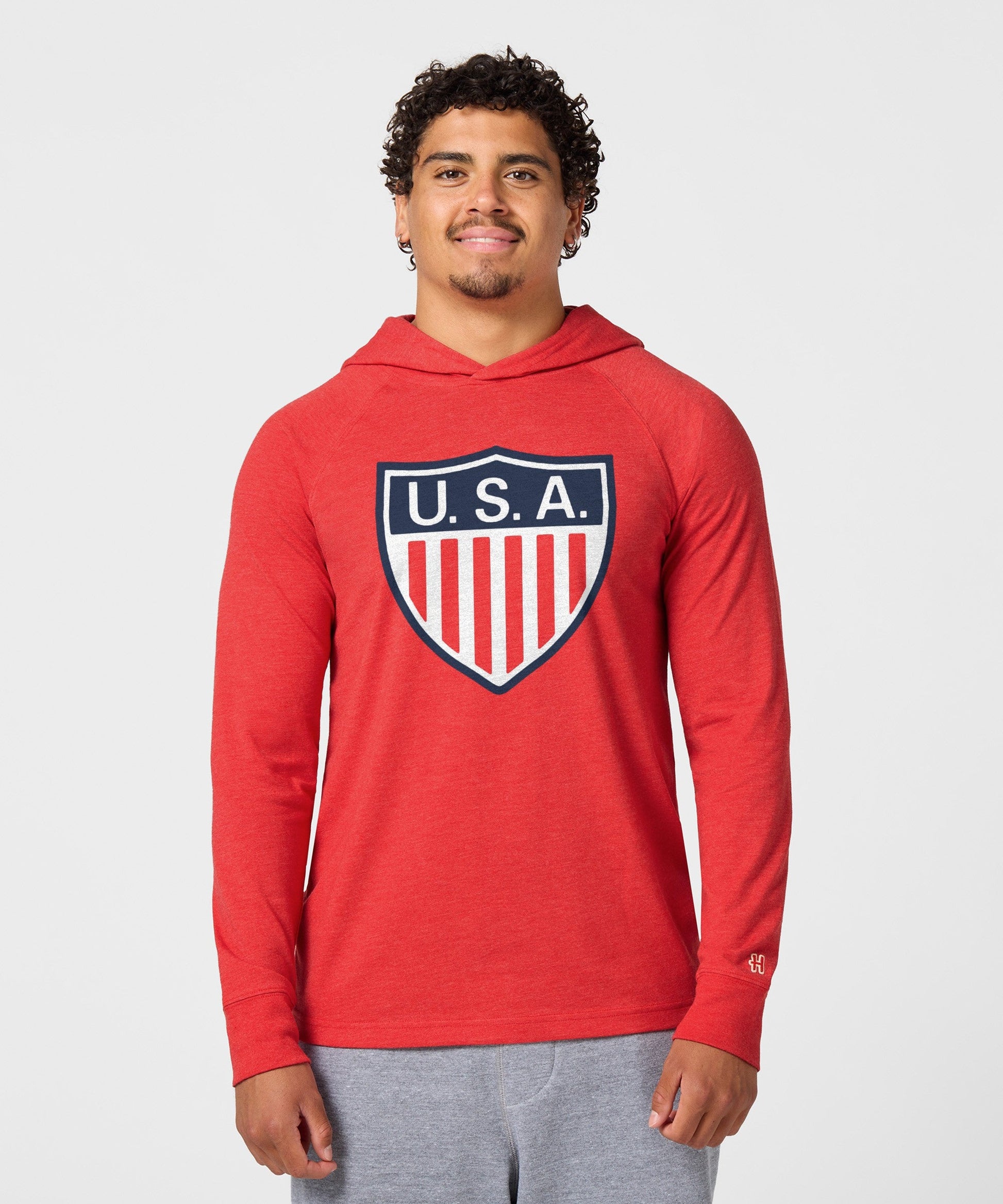 US Soccer 1950 Crest Lightweight Hoodie