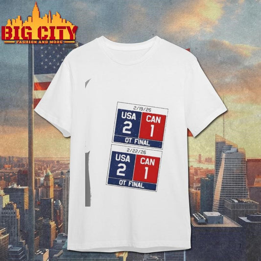 Usa Hockey 2026 Champions Usa Vs Canada Shirt