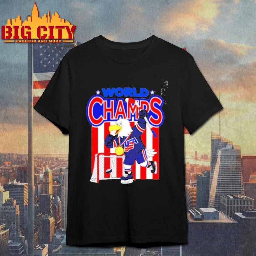 Usa Hockey World Champs 2026 Mascot Shirt