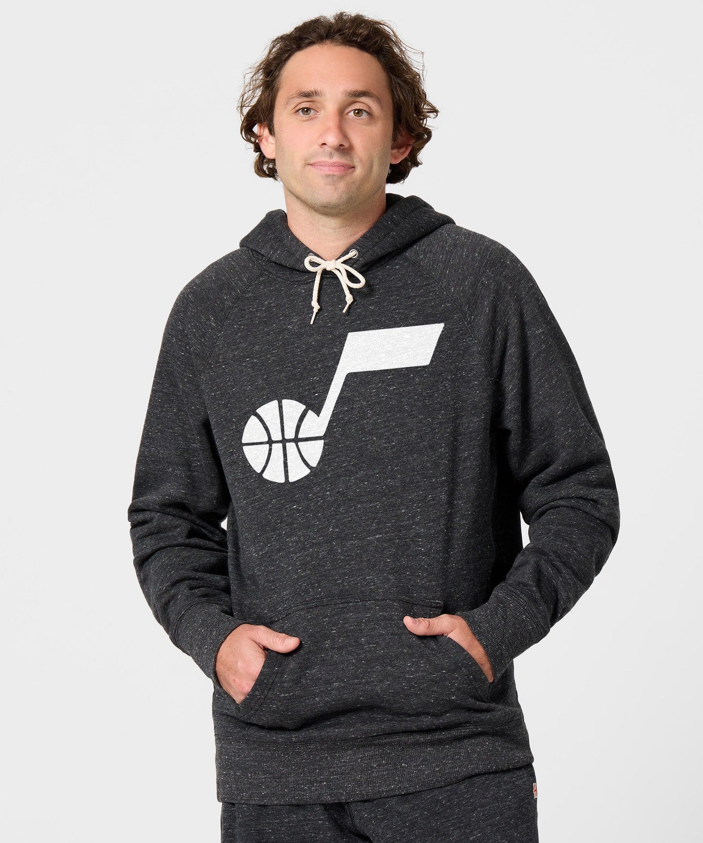 Utah Jazz Blacktop Logo Hoodie
