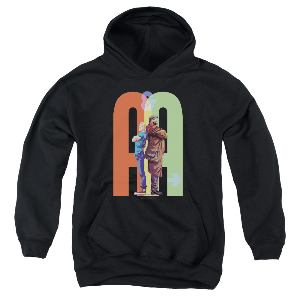 Archer & Armstrong Back To Bak Kids Youth Hoodie Black - clothing by TeeHivey.com