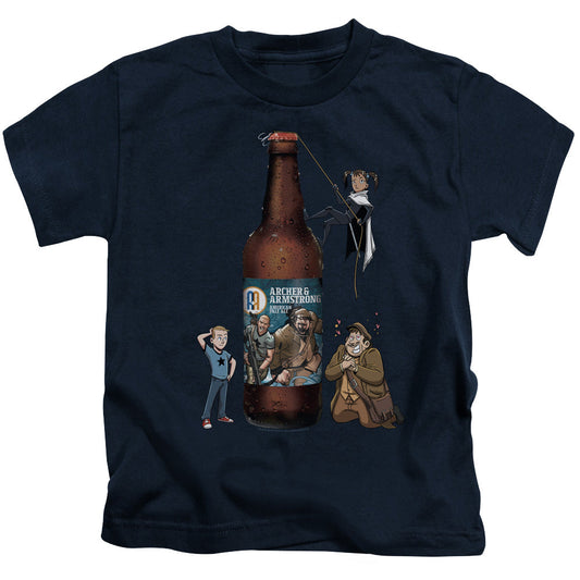 Archer & Armstrong Ale Juvenile Kids Youth T Shirt Navy Blue - clothing by TeeHivey.com