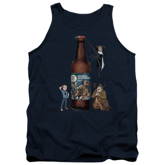 Archer & Armstrong Ale Mens Tank Top Shirt Navy Blue - clothing by TeeHivey.com