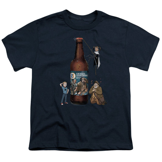 Archer & Armstrong Ale Kids Youth T Shirt Navy Blue - clothing by TeeHivey.com