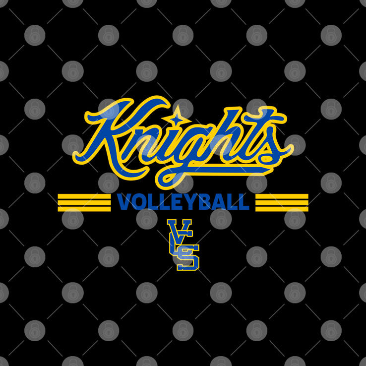VCS Vance Charter School Knights Volleyball 2025 T Shirt