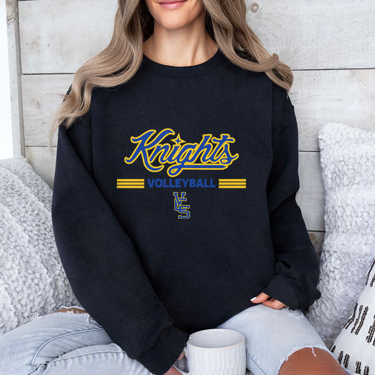 VCS Vance Charter School Knights Volleyball 2025 T Shirt