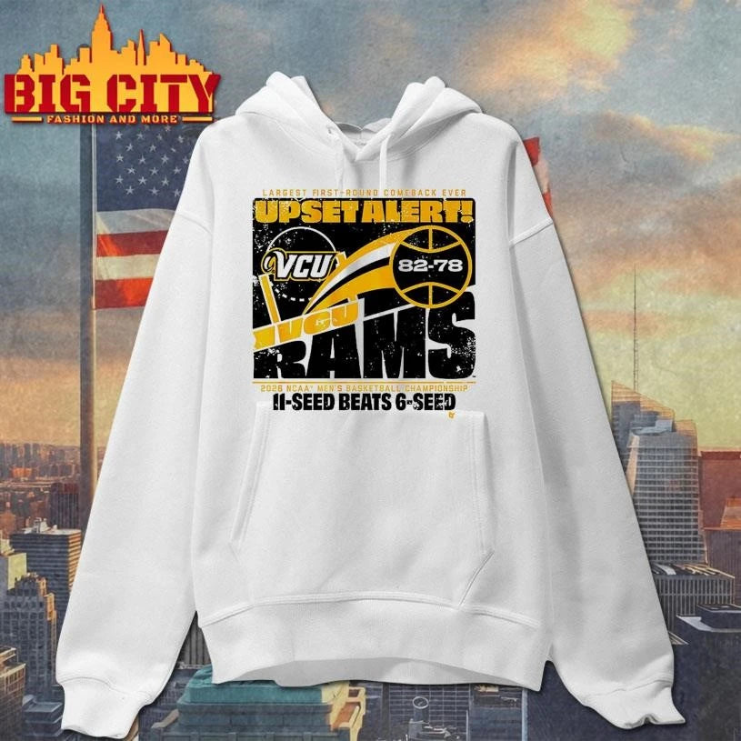 VCU Rams MBB 2026 March Madness Upset Alert Vintage Shirt