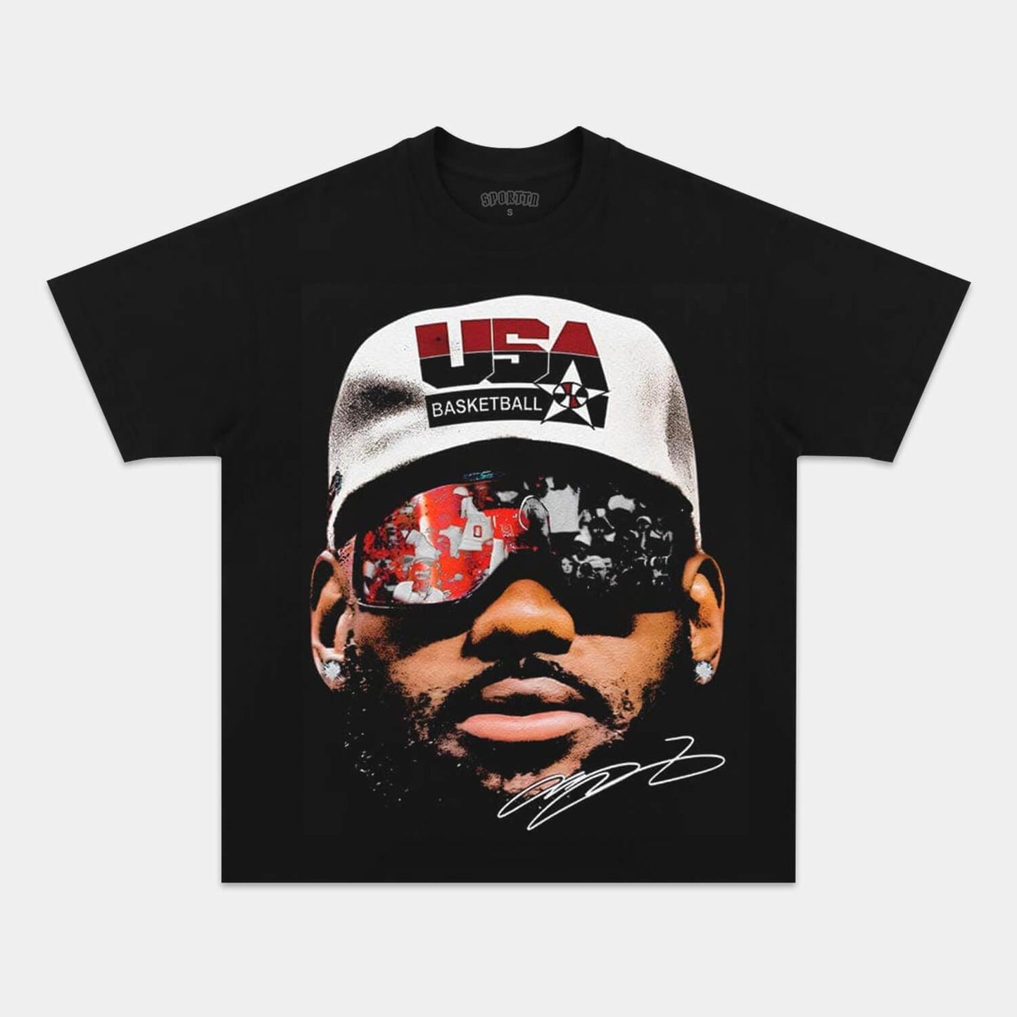 VINTAGE TEE  LEBRON JAMES Style001