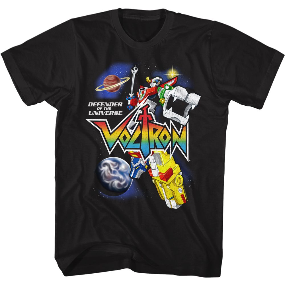 Voltron - In Space - Short Sleeve - Adult - T-Shirt - clothing by TeeHivey.com