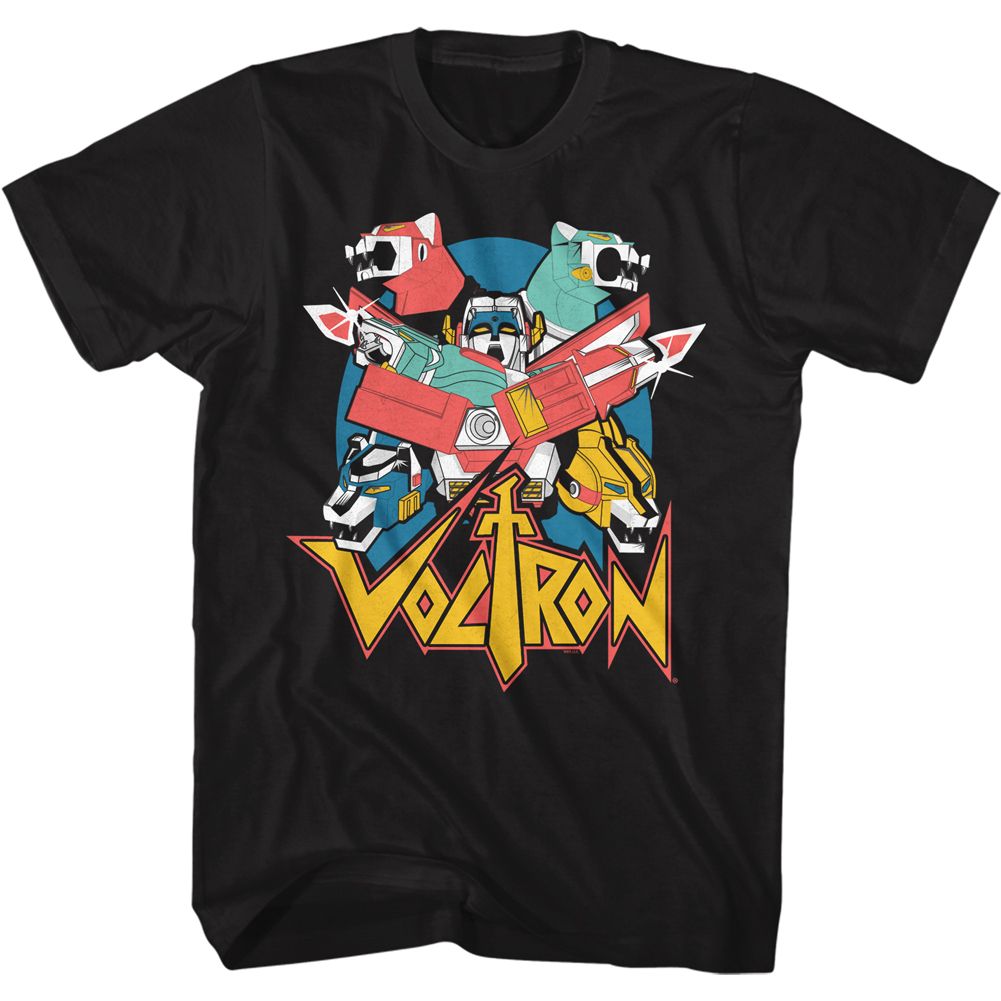 Voltron - Retron - Short Sleeve - Adult - T-Shirt - clothing by TeeHivey.com
