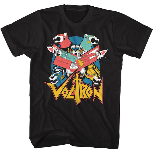 Voltron - Retron - Short Sleeve - Adult - T-Shirt - clothing by TeeHivey.com