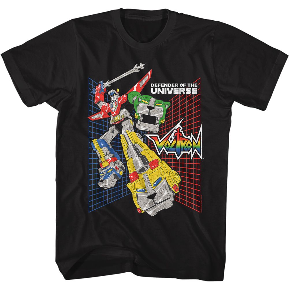 Voltron - Perspective - Short Sleeve - Adult - T-Shirt - clothing by TeeHivey.com