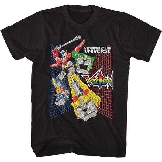 Voltron - Perspective - Short Sleeve - Adult - T-Shirt - clothing by TeeHivey.com
