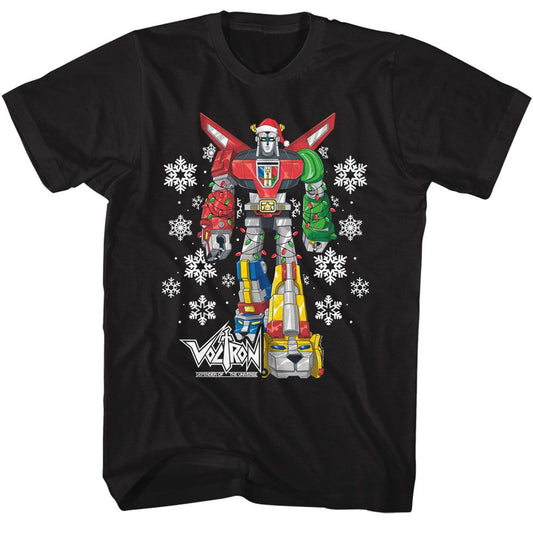 Voltron - Christmas - Short Sleeve - Adult - T-Shirt - clothing by TeeHivey.com