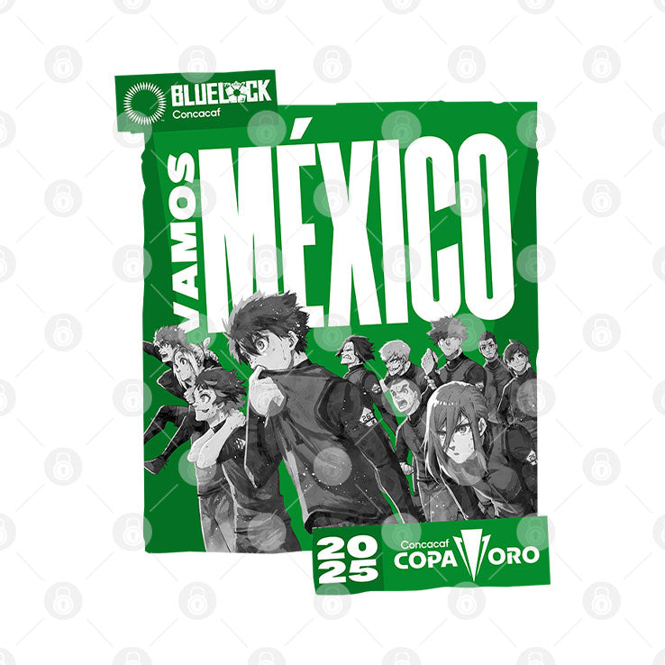 Vamos Mexico Blue Lock x Concacaf Team Z Gold Cup 2025 Standard Shirt
