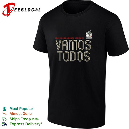 Vamos todos Mexico Seleccion Nacional dark minimal shirt