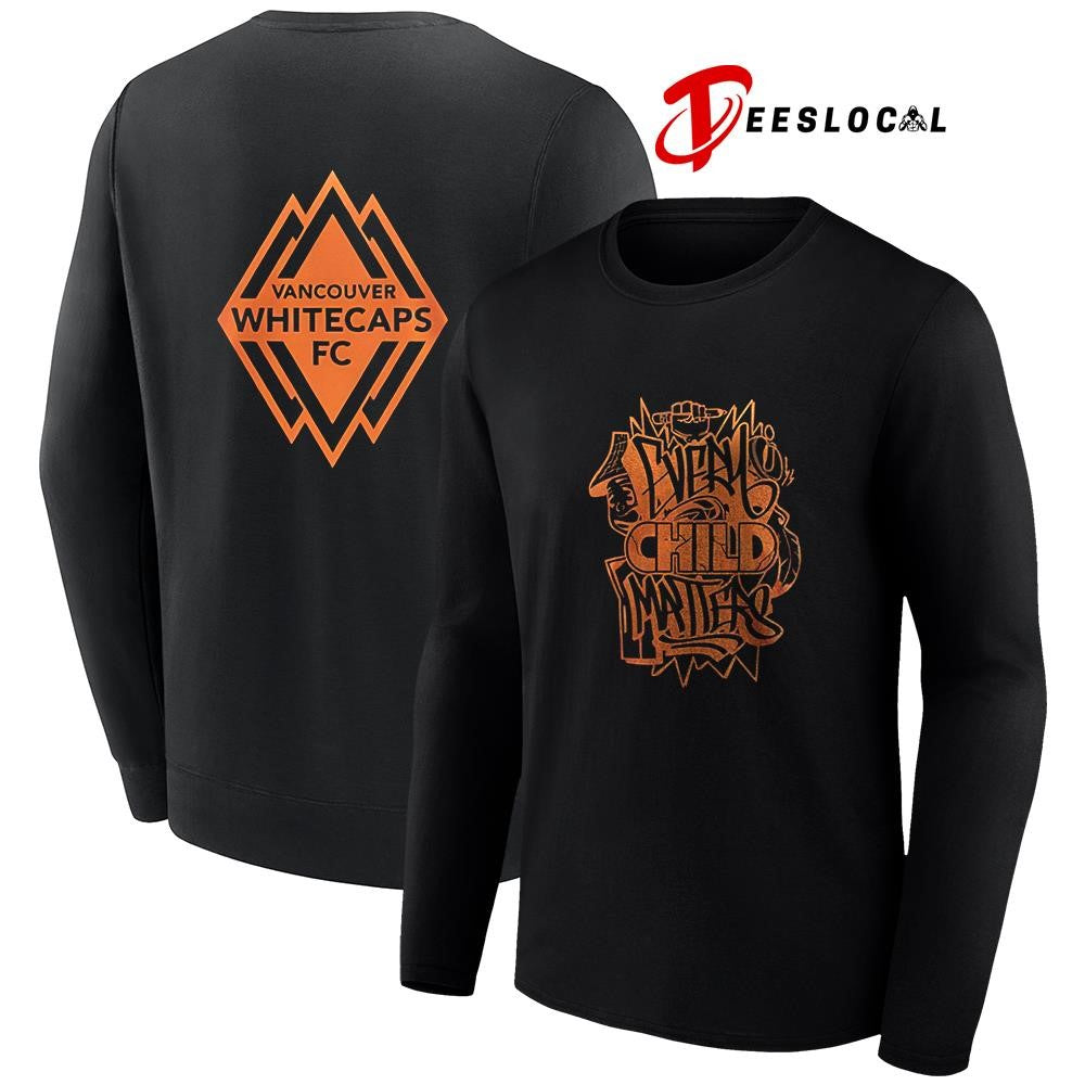 Vancouver Whitecaps FC every child matters logo shirt