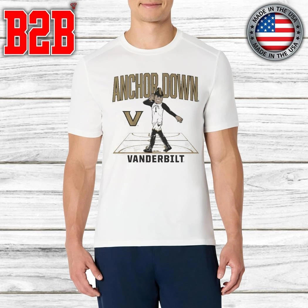 Vanderbilt Basketball Mascot Court Shirt