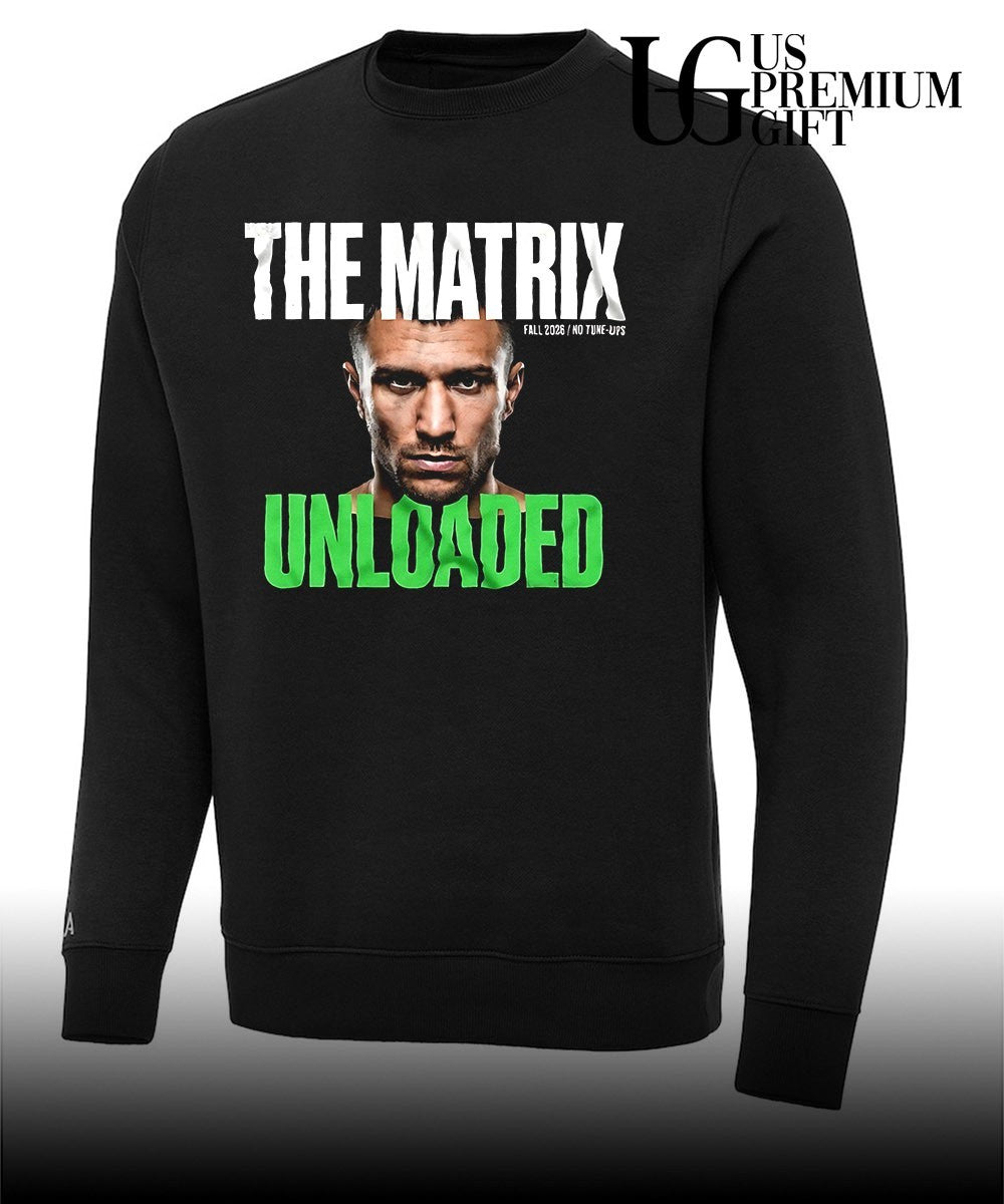 Vasyl Lomachenko boxing the Matrix fall 2026 no tuneups unloaded shirt