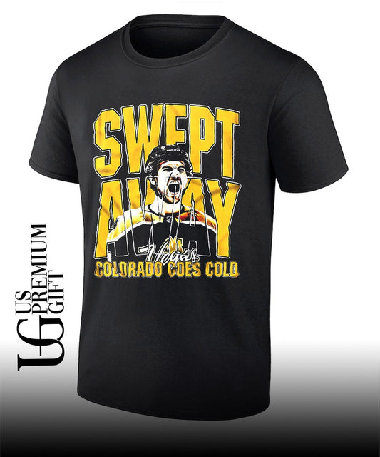 Vegas Golden Knights Stanley Cup Playoffs NHL Swept Away Vegas Colorado goes cold shirt