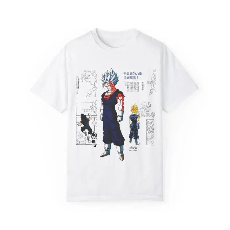 Vegito T-Shirt, Dragon Ball Z Shirt, Vintage Anime Graphic Tee, Goku And Vegeta Graphic T-Shirt, Dragon Ball Shirt, Gift Fans Dragon Ball, Gift Anime Fans