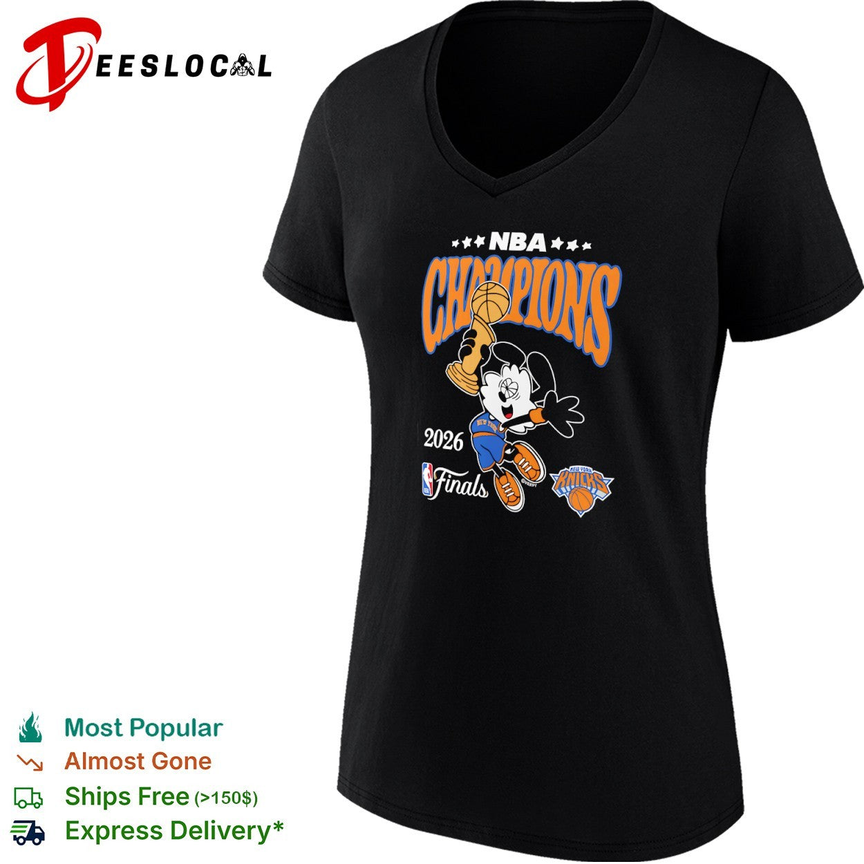 Vick New York Knicks 2026 NBA Champions Finals shirt