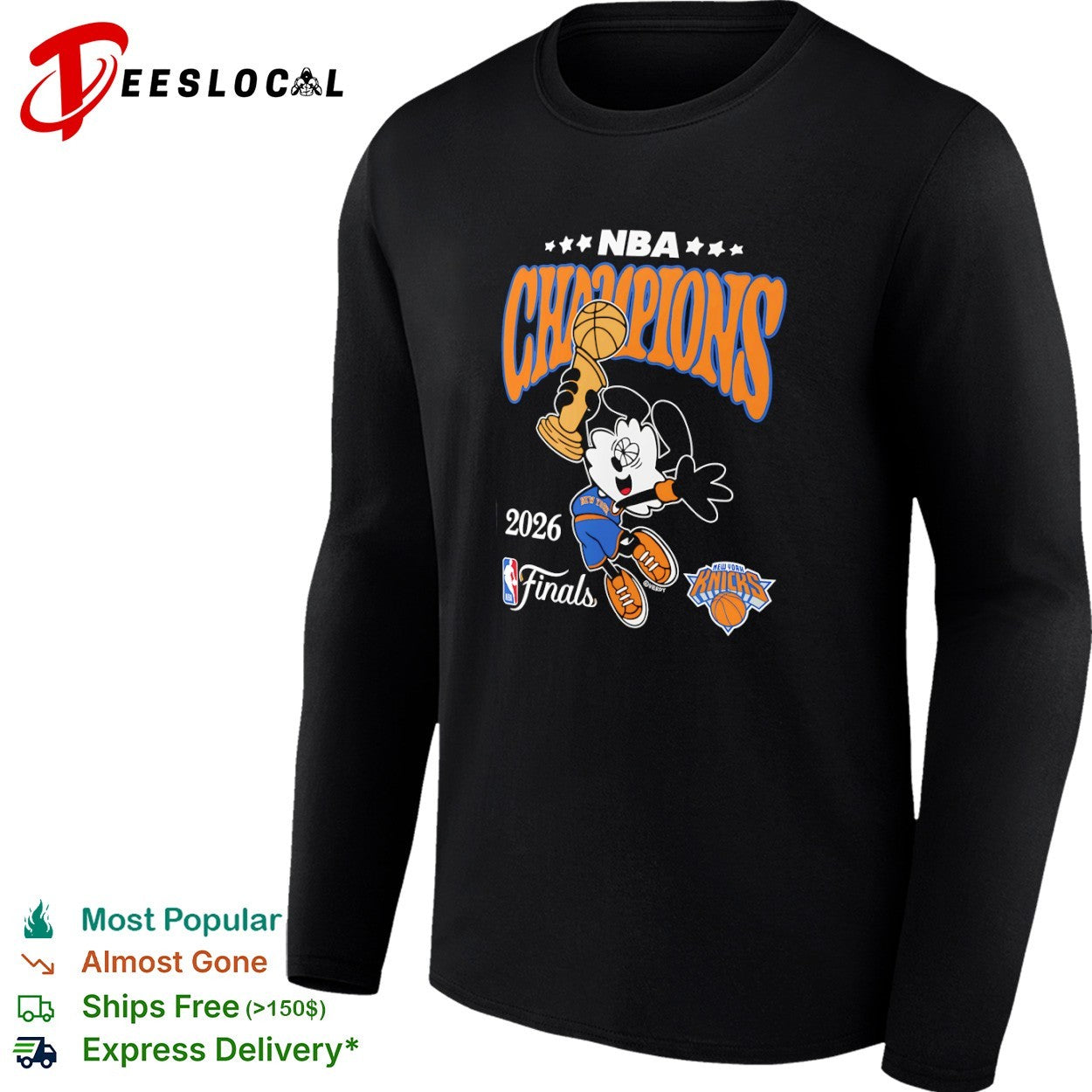 Vick New York Knicks 2026 NBA Champions Finals shirt