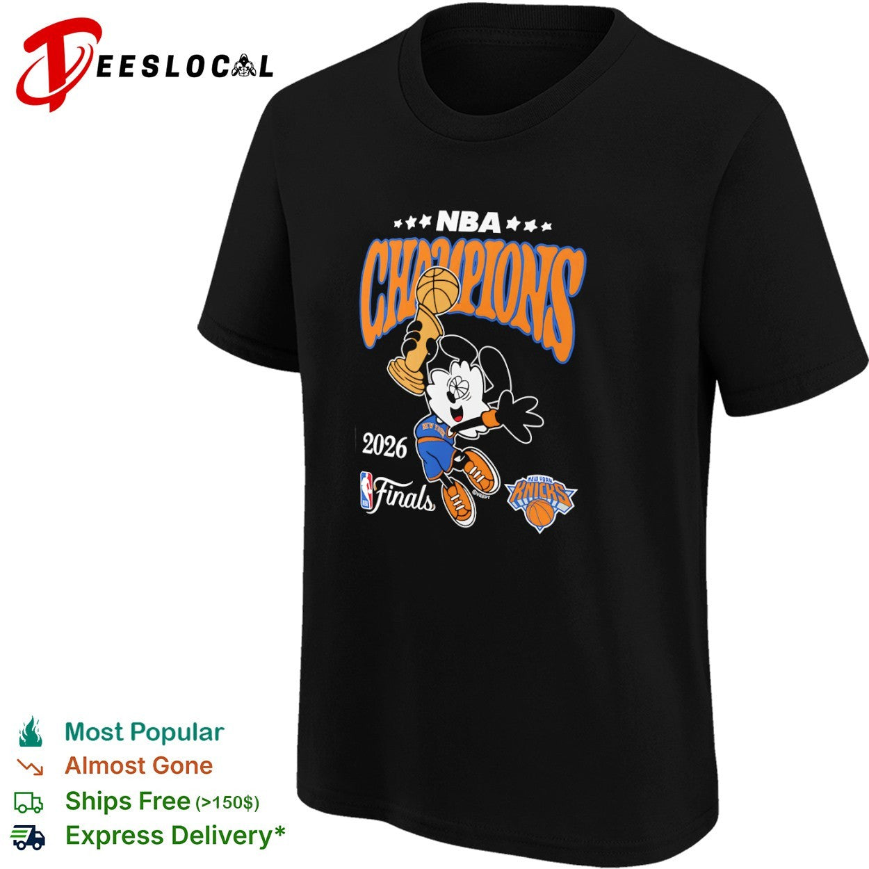 Vick New York Knicks 2026 NBA Champions Finals shirt