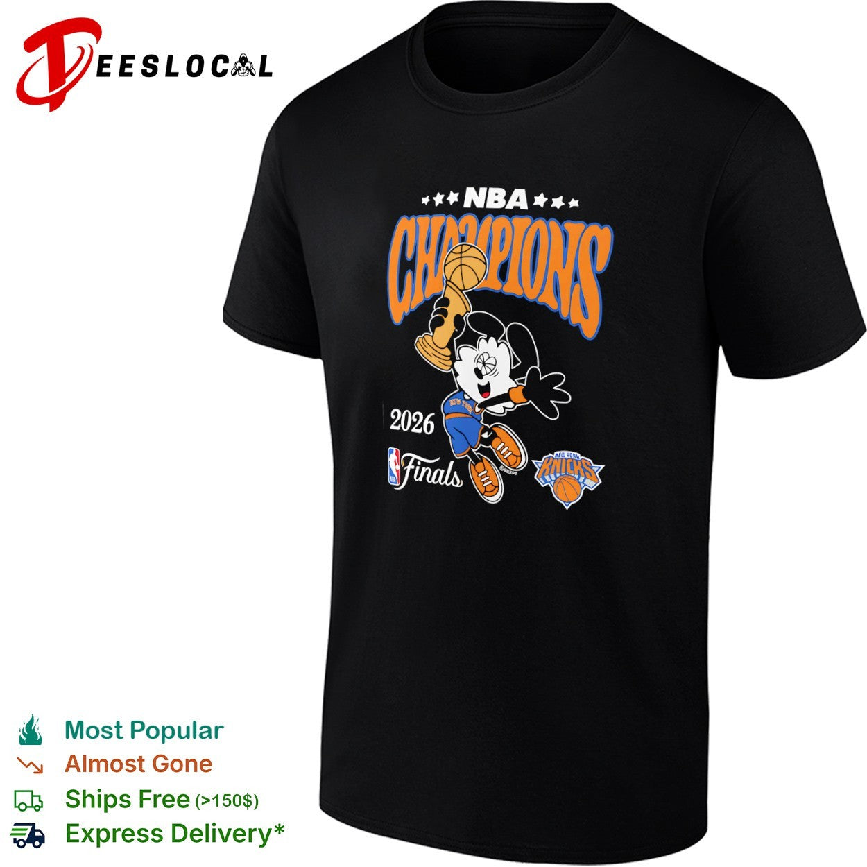 Vick New York Knicks 2026 NBA Champions Finals shirt