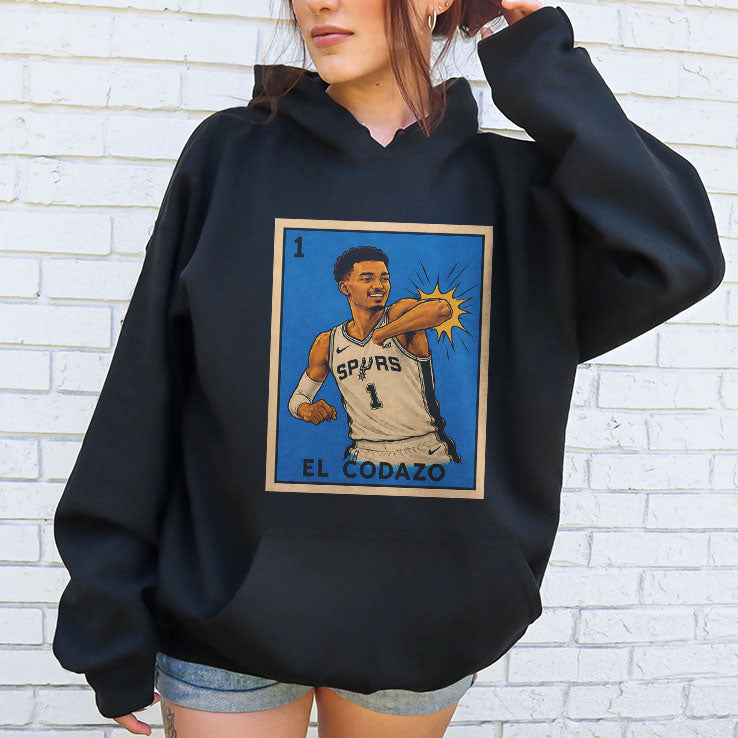 Victor Wembanyama Elbowing El Codazo San Antonio Spurs NBA 2026 Shirt