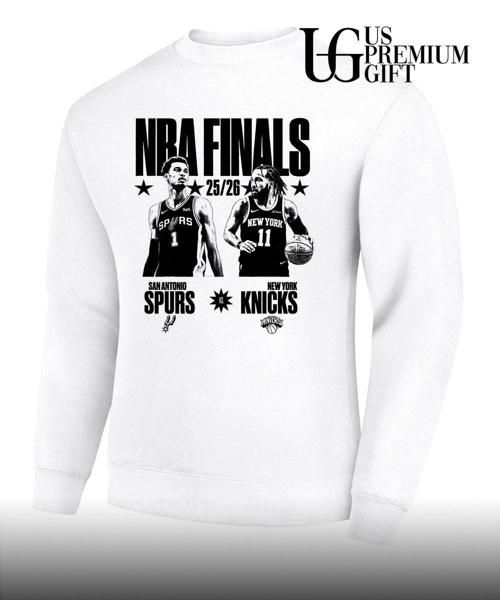 Victor Wembanyama Jalen Brunson Spurs Knicks NBA Finals 25_26 shirt